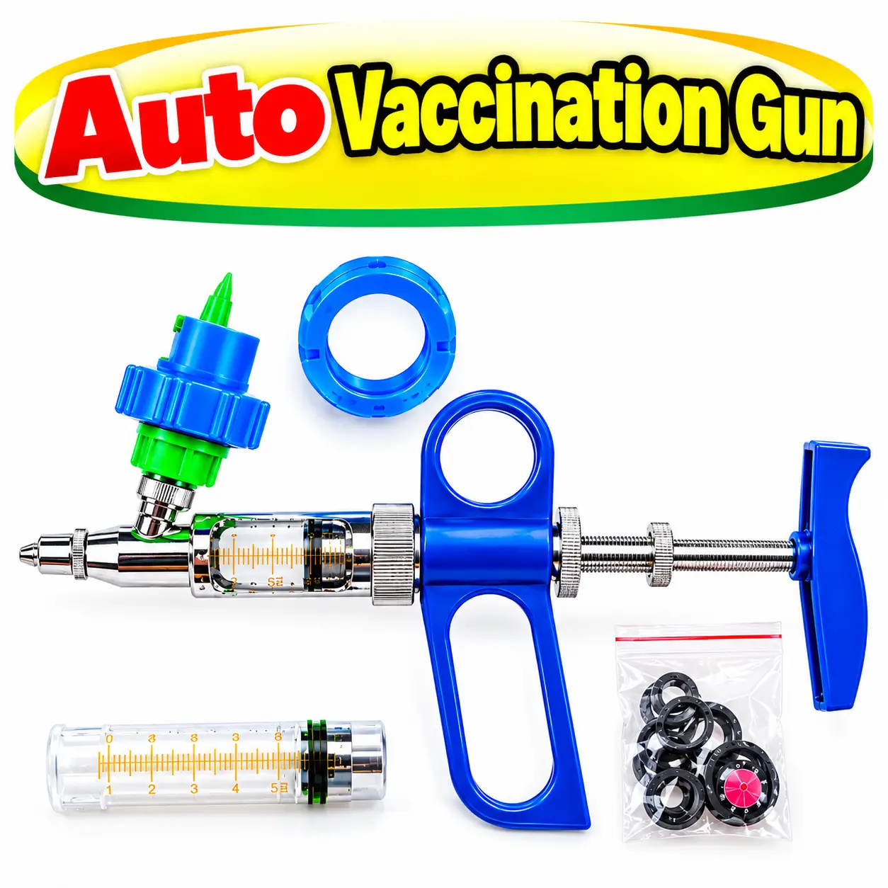 0.5ml Poultry Vaccination Syringe | ০.৫ মি.লি. হাঁস-মুরগির ভ্যাকসিন প্রয়োগ সিরিঞ্জ