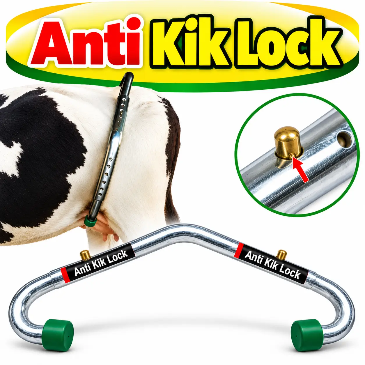 Cow Milking Anti-Kick Restraint Bar | দুধ দোহনের সময় গরুর লাথি নিয়ন্ত্রণের বার